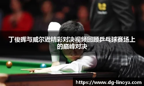 丁俊晖与威尔逊精彩对决视频回顾乒乓球赛场上的巅峰对决